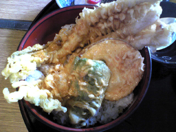 恵比寿・海の家・うみのいえ・ウミノイエで(日替わり)江戸前 穴子天丼を食す!