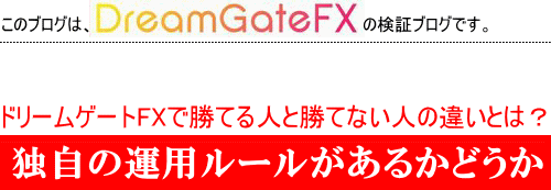 ドリームゲートFX,提言