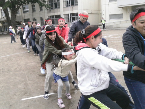 あたしも力いっぱい