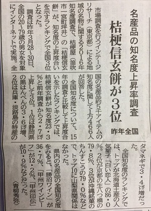 １／８山日新聞