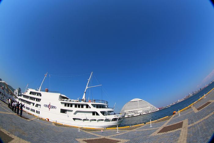 兵庫・神戸市・【魚眼風景】umieMOSAIC20150427-4