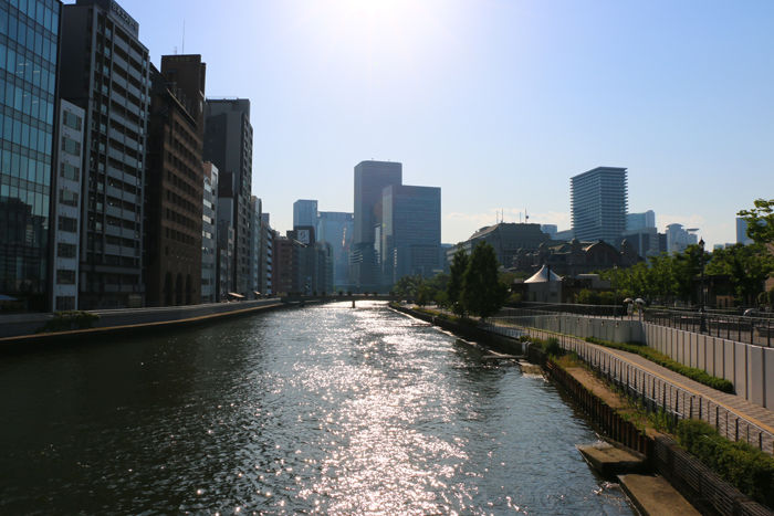 大阪・北区~中央区・難波橋(ライオン橋)20150526-1