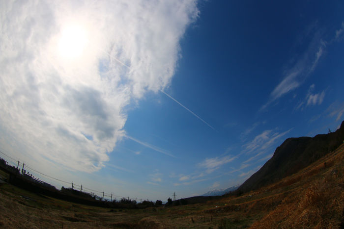 滋賀・高島市・【魚眼風景】鵜川地区20150306-3