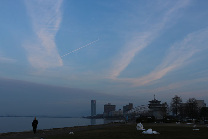 滋賀・大津市・大津湖岸なぎさ公園20150105-1