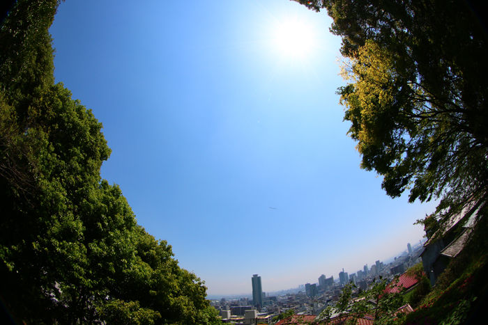 兵庫・中央区・【魚眼風景】北野異人館街20150427-10