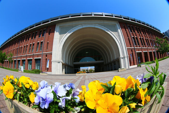 兵庫・中央区・【魚眼風景】ポーアイしおさい公園20150427-6