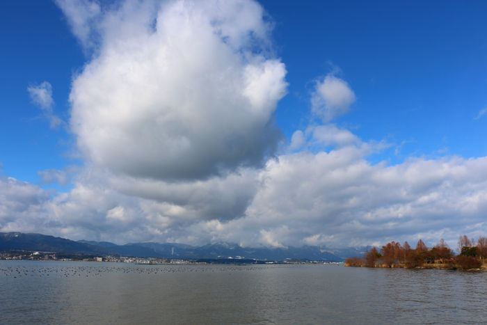 滋賀・草津市・湖岸志那中町交差点界隈20150118-3