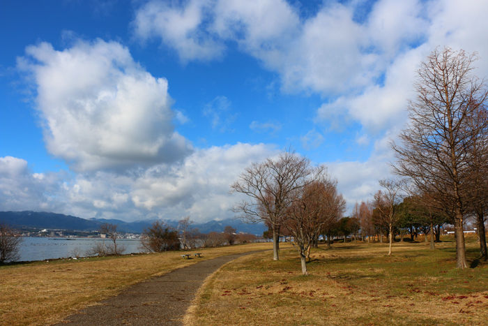 滋賀・草津市・湖岸志那中町交差点界隈20150118-2