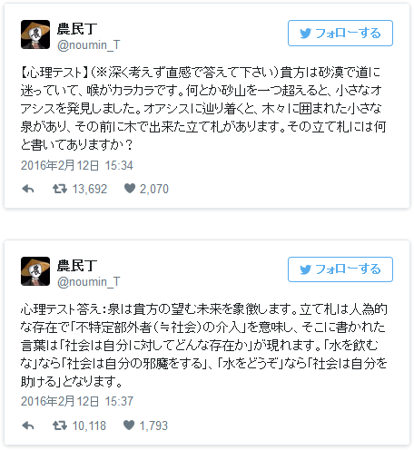 心理テスト