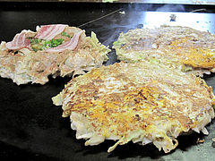 7ランチ:お好み焼の普通と大きめ@お好み焼き・ふきや・赤坂店