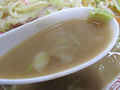 料理:チャンポンスープ@金龍食堂・親富孝通り・天神