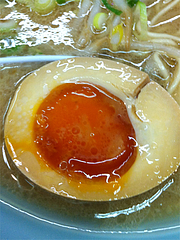 ランチ:ラーメン煮玉子@二丁目ラーメン・港・福岡