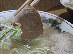料理:ラーメンチャーシュー@永楽ラーメン・小倉
