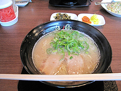 6ランチ:元祖博多らーめん500円@博多ラーメン・伍ノ壱・次郎丸