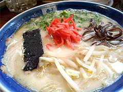 あっさり!塩とんこつラーメン600円@魁龍・小倉魚町店