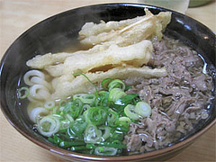 料理:肉ごぼう530円@うどん平(たいら)・博多駅前