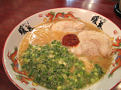 ラーメン:ラーメン600円@暖暮・博多中洲店