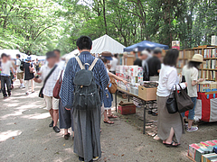 3着物男子@下鴨神社・納涼古本まつり(古本市)2012