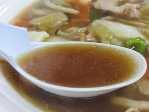 17五目ラーメン汁