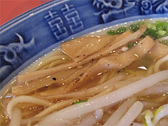 料理:ラーメンの手作りメンマ@四方平・北九州小倉
