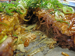 7ランチ:肉玉そば@広島お好み焼き・ひらの・福岡店