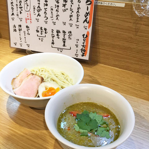 4グリーンカレーつけ麺