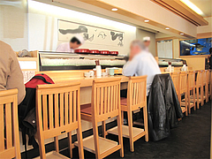 店内:カウンター席@寿し赤坂・福岡