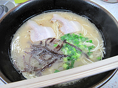 料理:ラーメン550円@博多ラーメンおとみさん・高宮