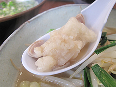 6ランチ:もつらーめんの牛モツ@ラーメン神