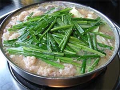もつ鍋『やま中』のモツ鍋みそ味@福岡市・大橋