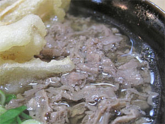 料理:肉ごぼうの肉@うどん平(たいら)・博多駅前