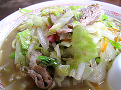 料理:チャンポン具@金龍食堂・親富孝通り・天神