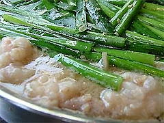 もつ鍋『やま中』のモツ鍋みそ味アップ@福岡市・大橋