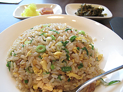 15ランチ:半チャーハンセット750円@博多ラーメン・伍ノ壱・次郎丸