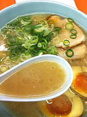 ランチ:ラーメンスープ@二丁目ラーメン・港・福岡