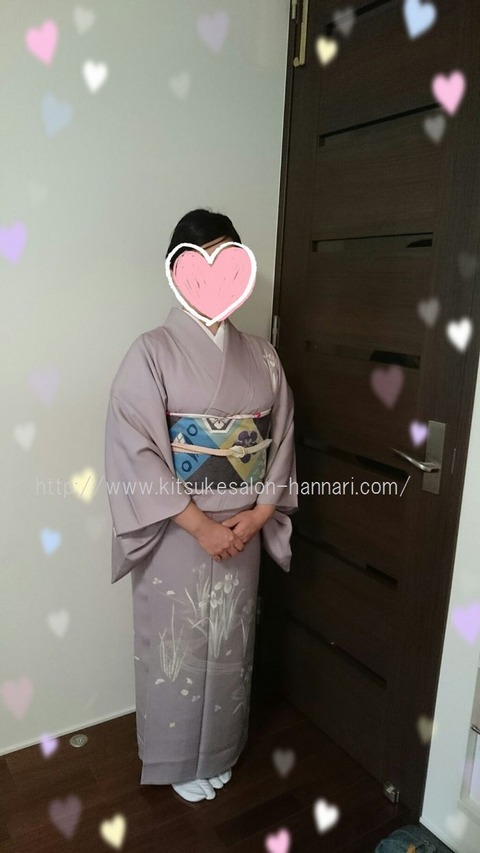 夏訪問着のお客様A