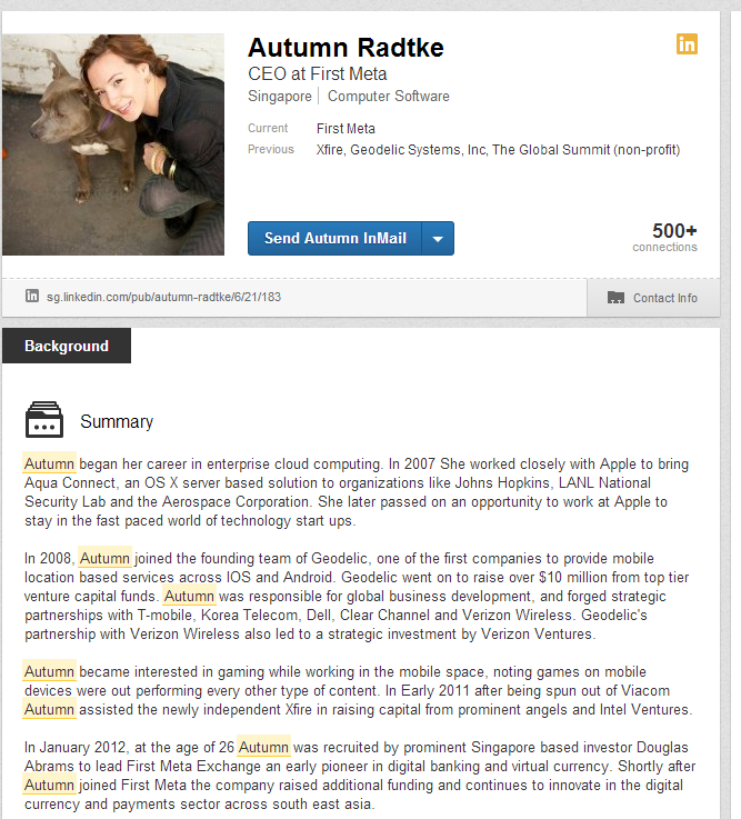 Autumn Radtke LinkedIn