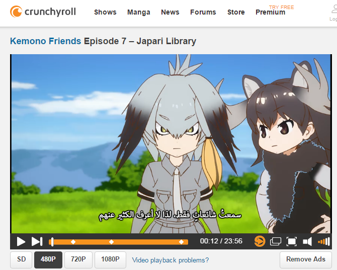 Crunchyroll Watch Kemono Friends Episode 7