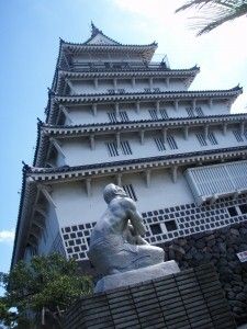 島原城銅像1