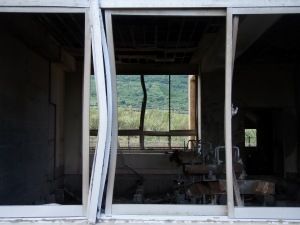 旧大野木場小学校内部
