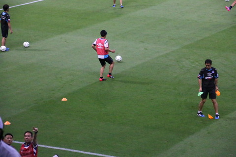 試合前3