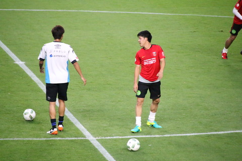 試合前9