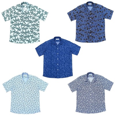 ANGLAIS LINEN PRINT SHIRTS