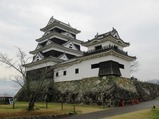 05大洲城天守と高欄櫓
