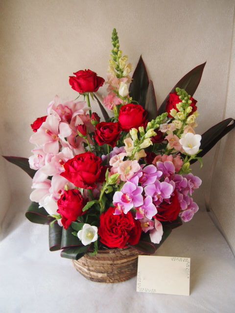 花ギフト|フラワーギフト|誕生日 花|カノシェ話題|スタンド花|ウエディングブーケ|花束|花屋|55117