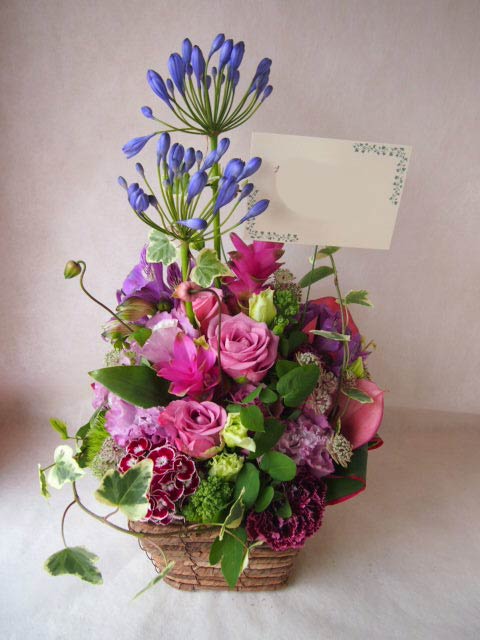 花ギフト|フラワーギフト|誕生日 花|カノシェ話題|スタンド花|ウエディングブーケ|花束|花屋|41555