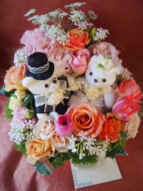 花ギフト|フラワーギフト|誕生日 花|カノシェ話題|スタンド花|ウエディングブーケ|花束|花屋|45373