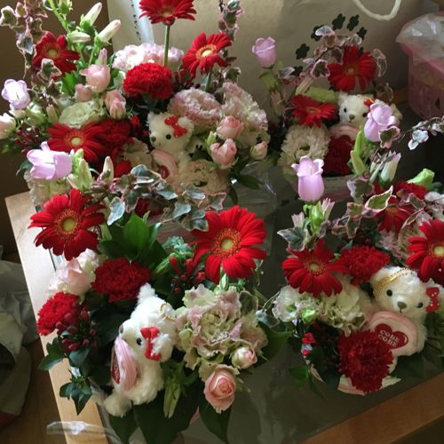 花ギフト|フラワーギフト|誕生日 花|カノシェ話題|スタンド花|ウエディングブーケ|花束|花屋|IMG_1008