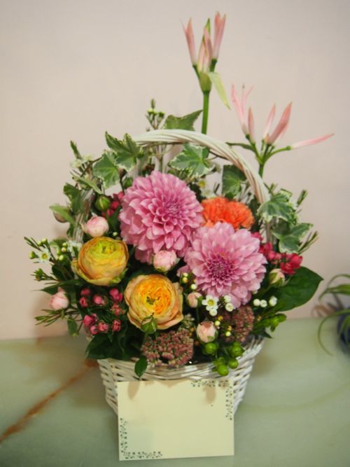 花ギフト|フラワーギフト|誕生日 花|カノシェ話題|スタンド花|ウエディングブーケ|花束|花屋|58442