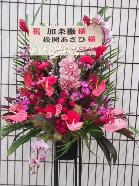 花ギフト|フラワーギフト|誕生日 花|カノシェ話題|スタンド花|ウエディングブーケ|花束|花屋|48948